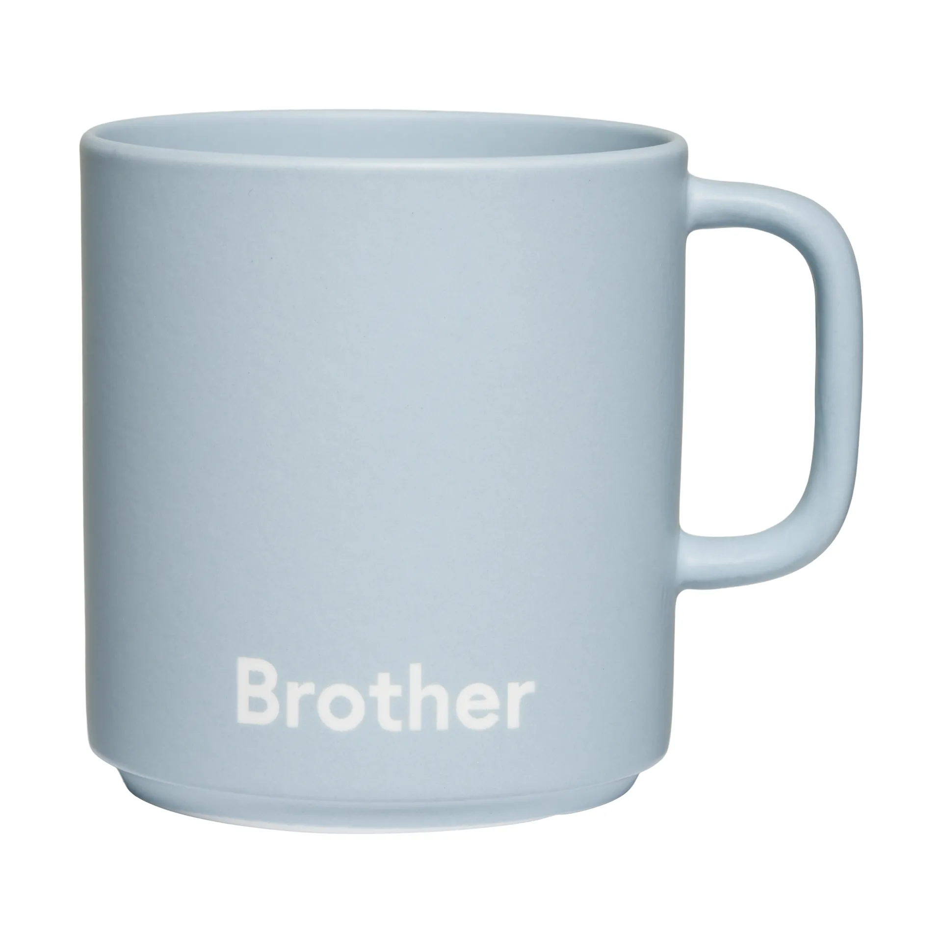 Tazza preferita con manico Design Letters VIP 25 cl, Brother-light blue Design Letters