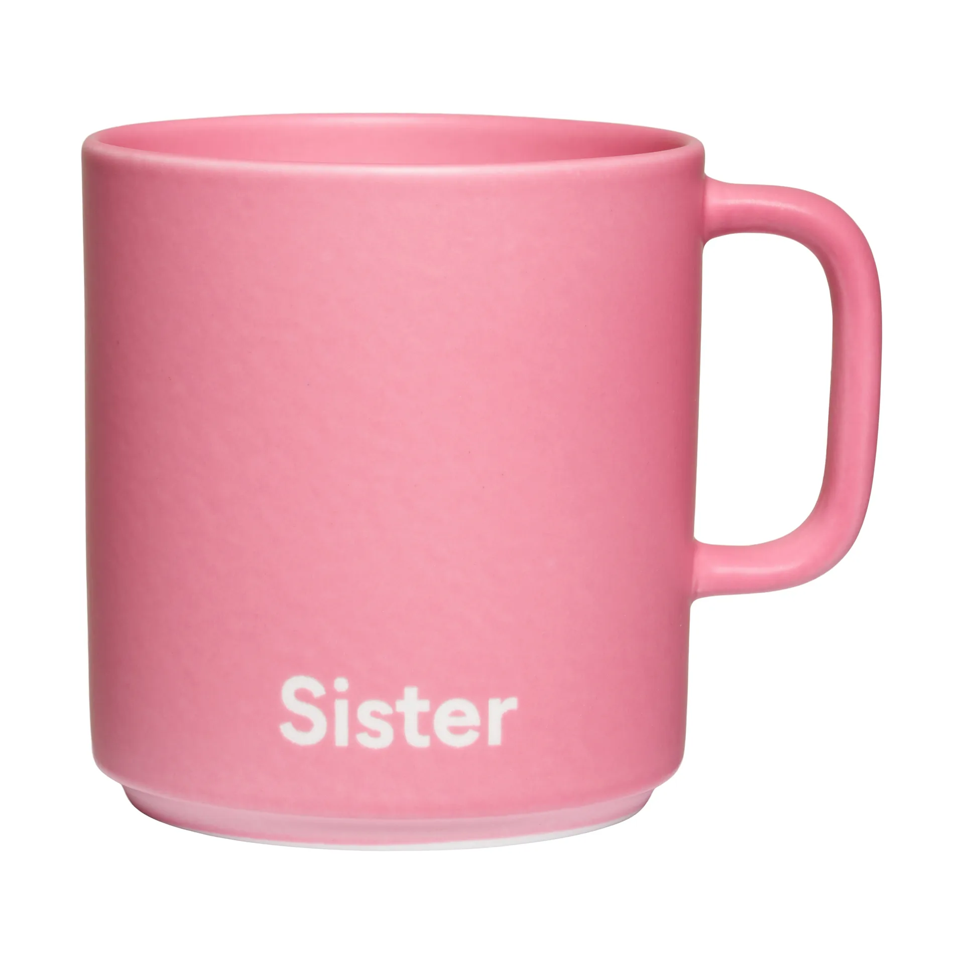 Tazza preferita con manico Design Letters VIP 25 cl, Sister-pink Design Letters