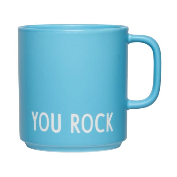 Tazza preferita con manico Design Letters VIP 25 cl - You rock - Design Letters