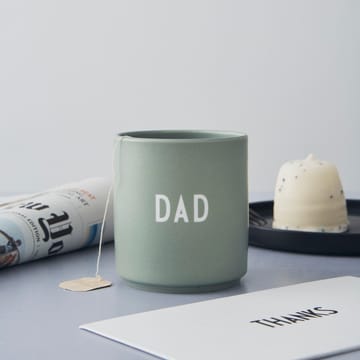 Tazza preferita Design Letters 25 cl - Dad/Love-green - Design Letters