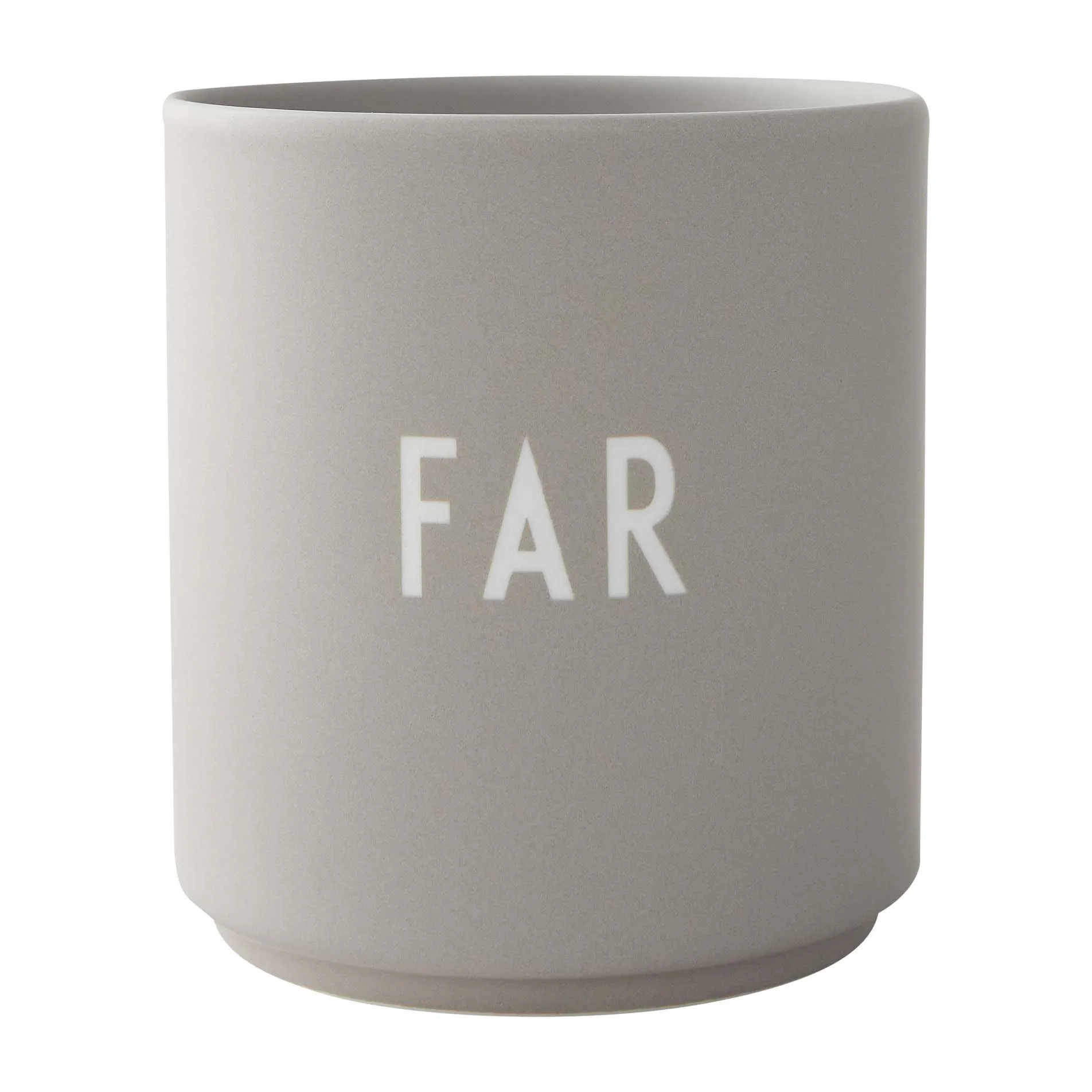 Tazza preferita Design Letters 25 cl, Far-grey Design Letters
