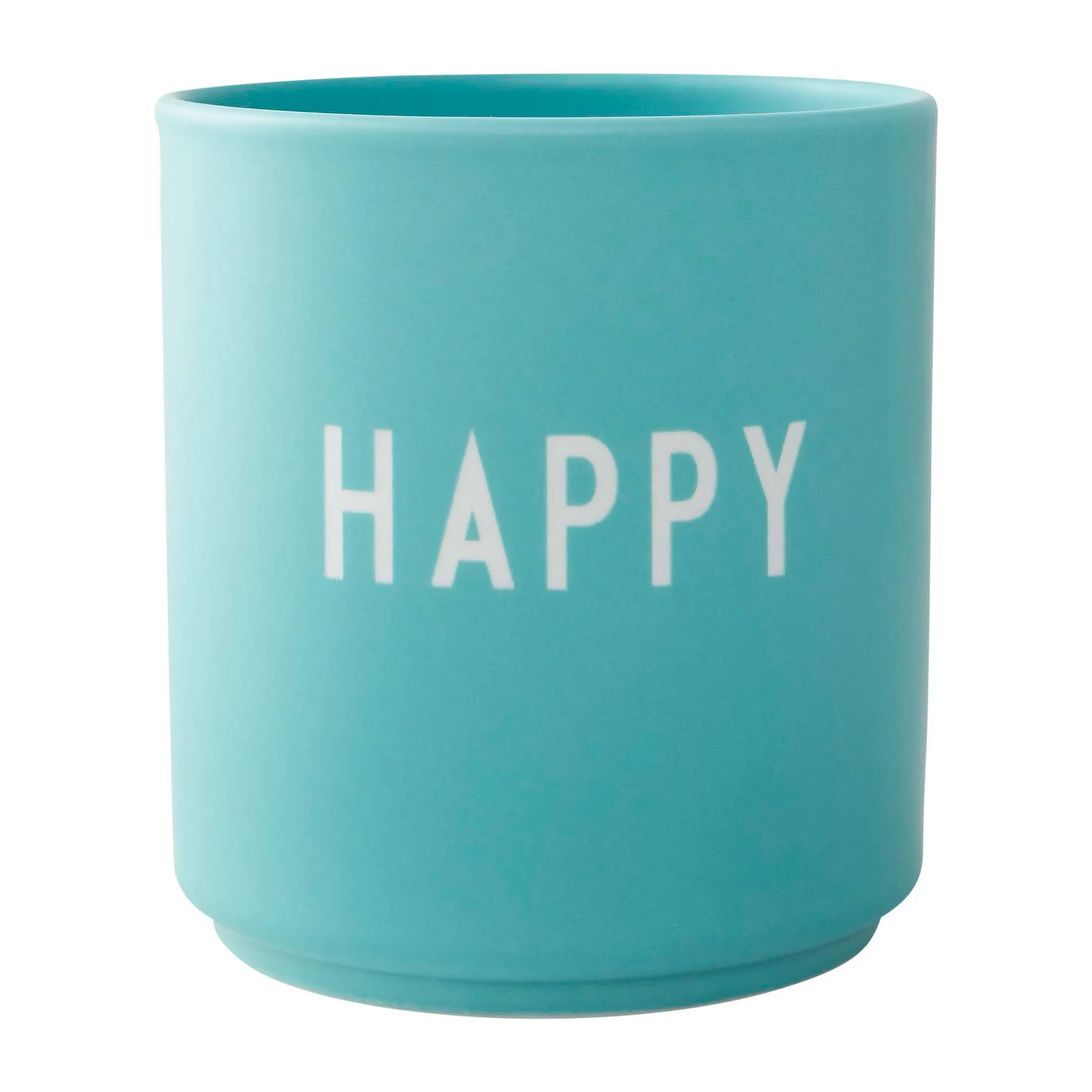 Tazza preferita Design Letters 25 cl, Happy-aqua blue Design Letters