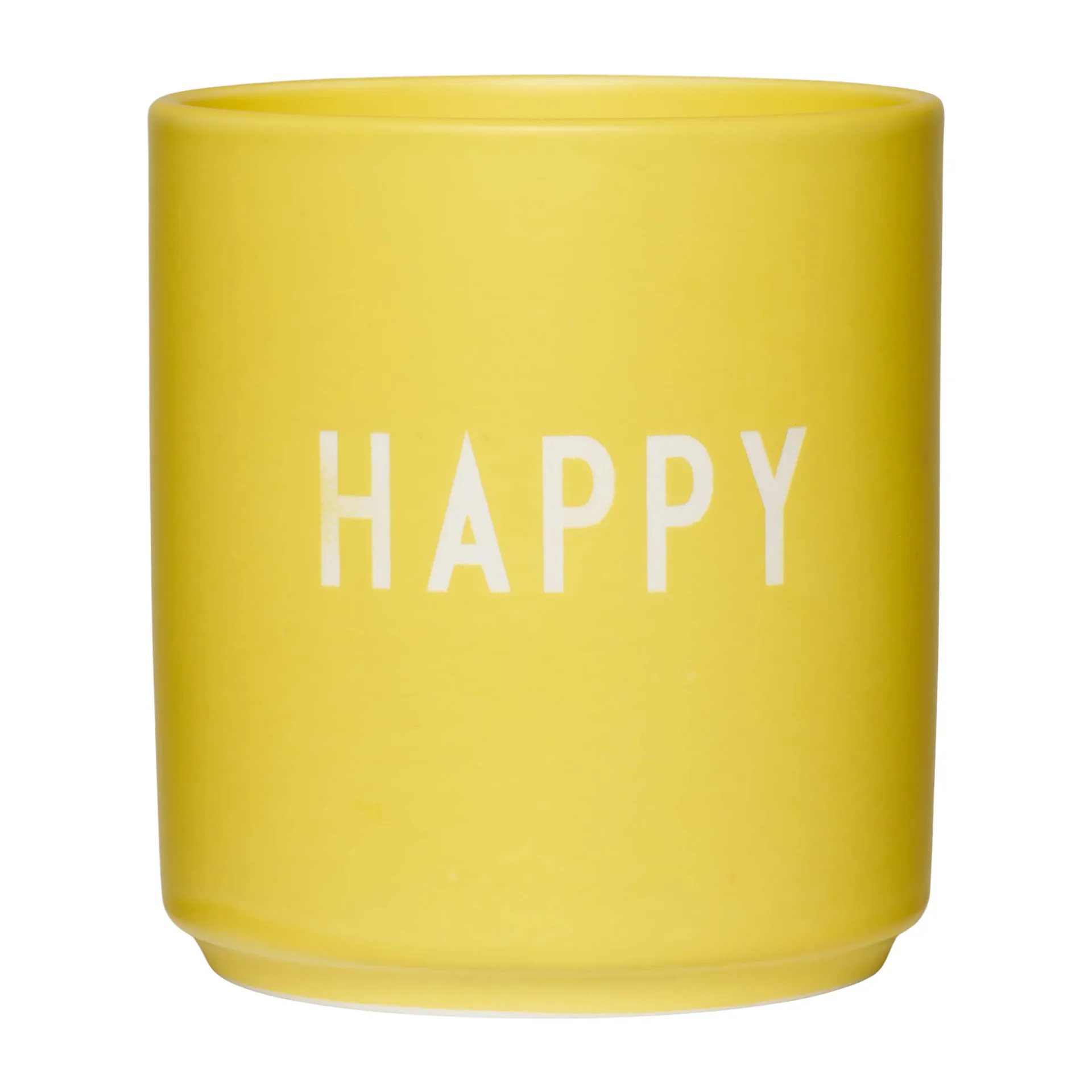 Tazza preferita Design Letters 25 cl, Happy-yellow Design Letters