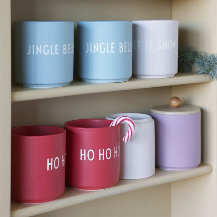 Tazza preferita Design Letters 25 cl, Ho ho ho-faded rose Design Letters