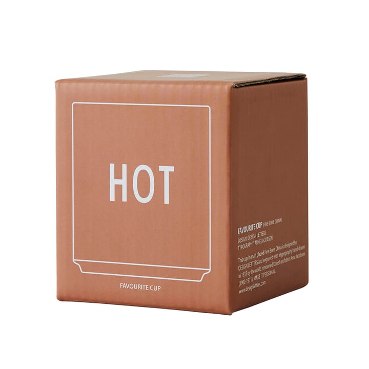 Tazza preferita Design Letters 25 cl, Hot Design Letters