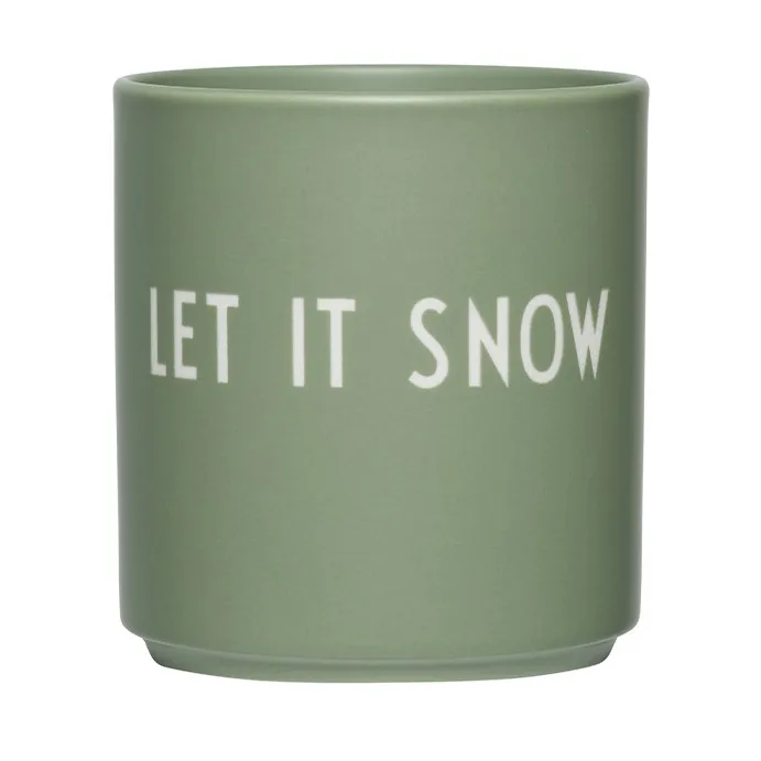 Tazza preferita Design Letters 25 cl, Lascia che nevichi Design Letters