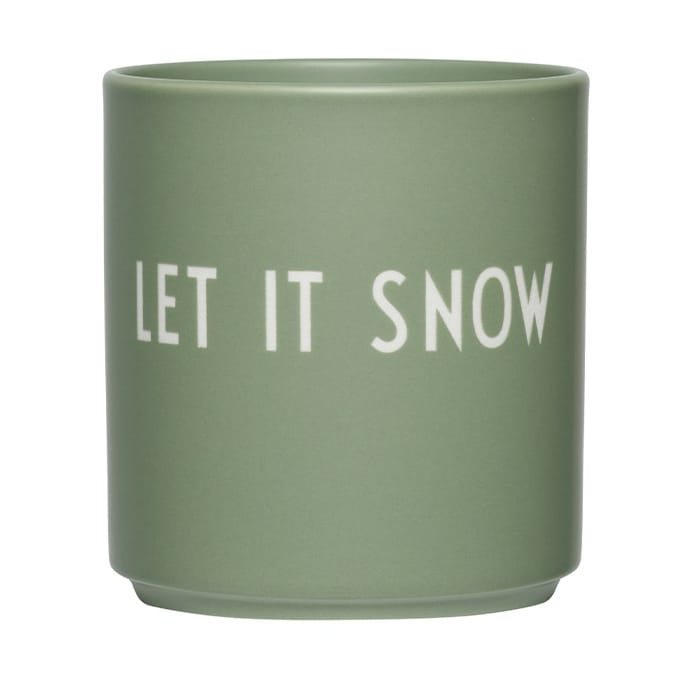 Tazza preferita Design Letters 25 cl - Lascia che nevichi - Design Letters