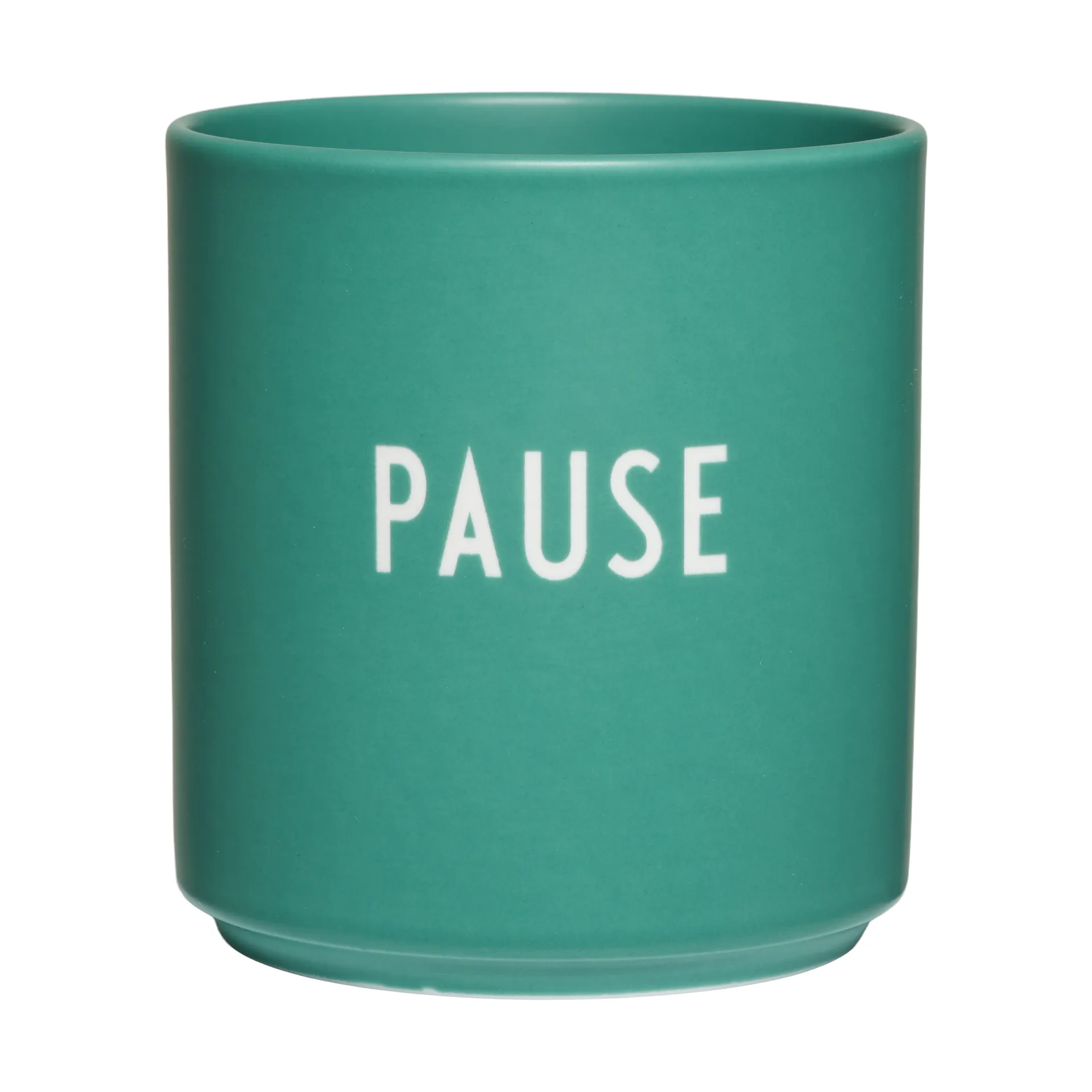 Tazza preferita Design Letters 25 cl, Pause-antique green Design Letters