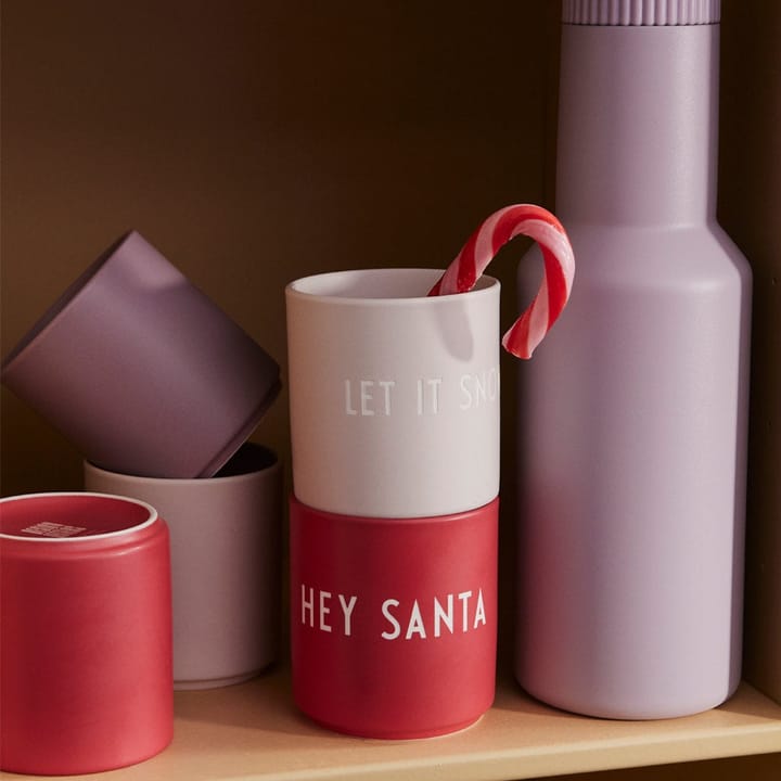 Tazza preferita Design Letters 25 cl, Santa-faded rose Design Letters