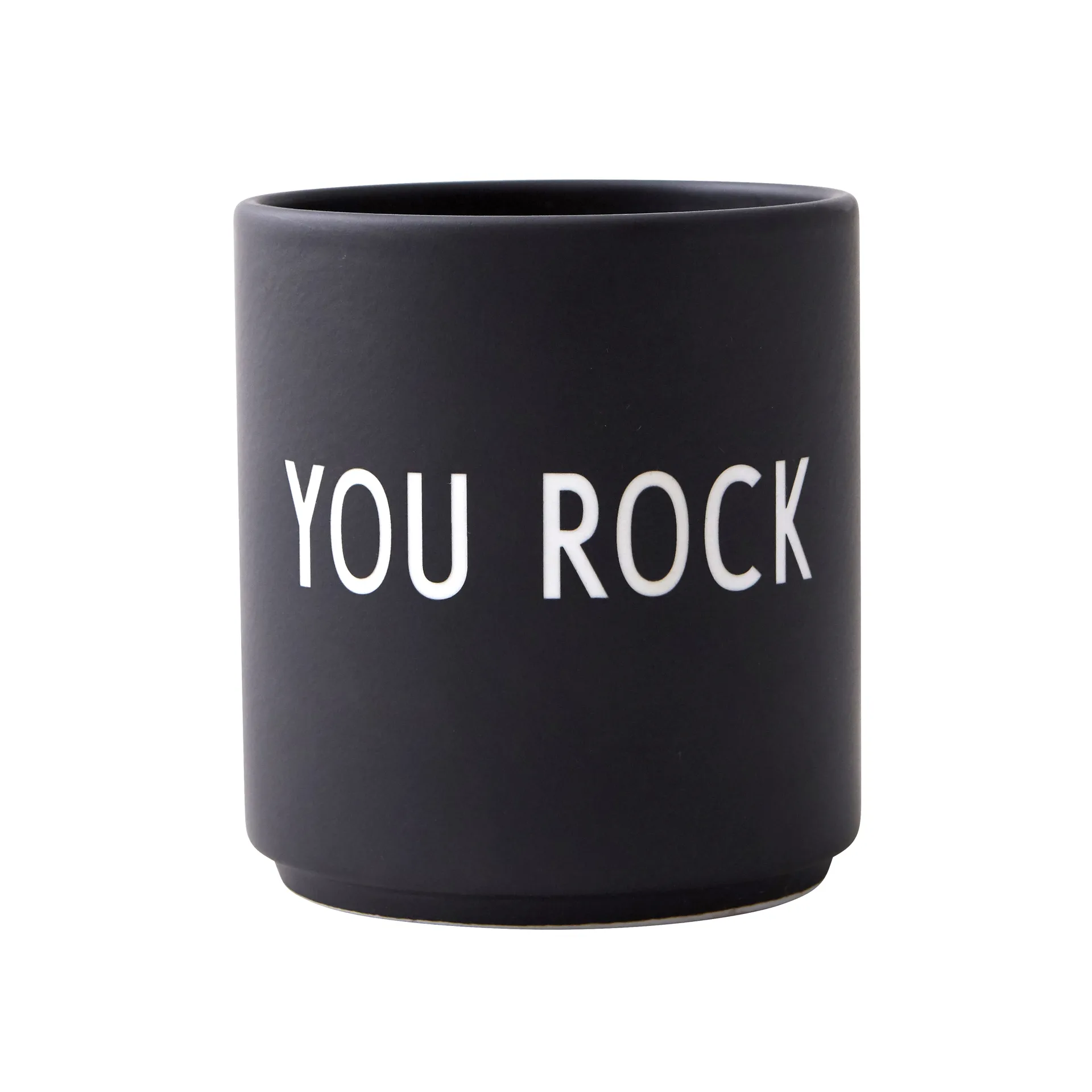 Tazza preferita Design Letters 25 cl, You rock-black Design Letters