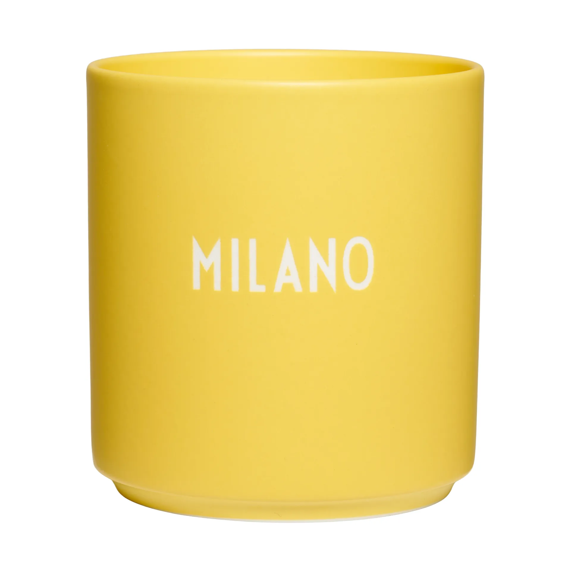 Tazza preferita Design Letters International 25 cl, Milano-yellow Design Letters