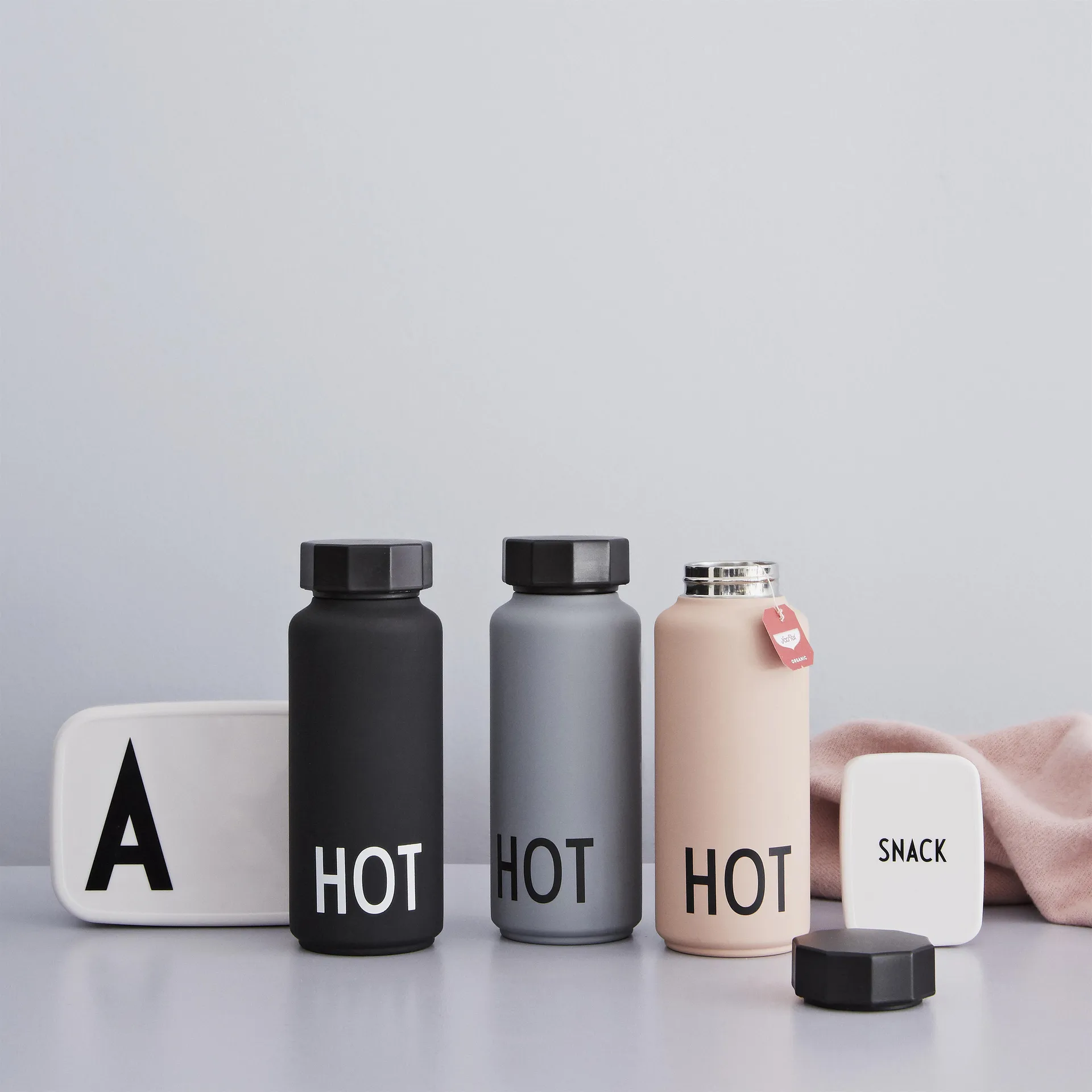 Thermos Design Letters, rosa Design Letters