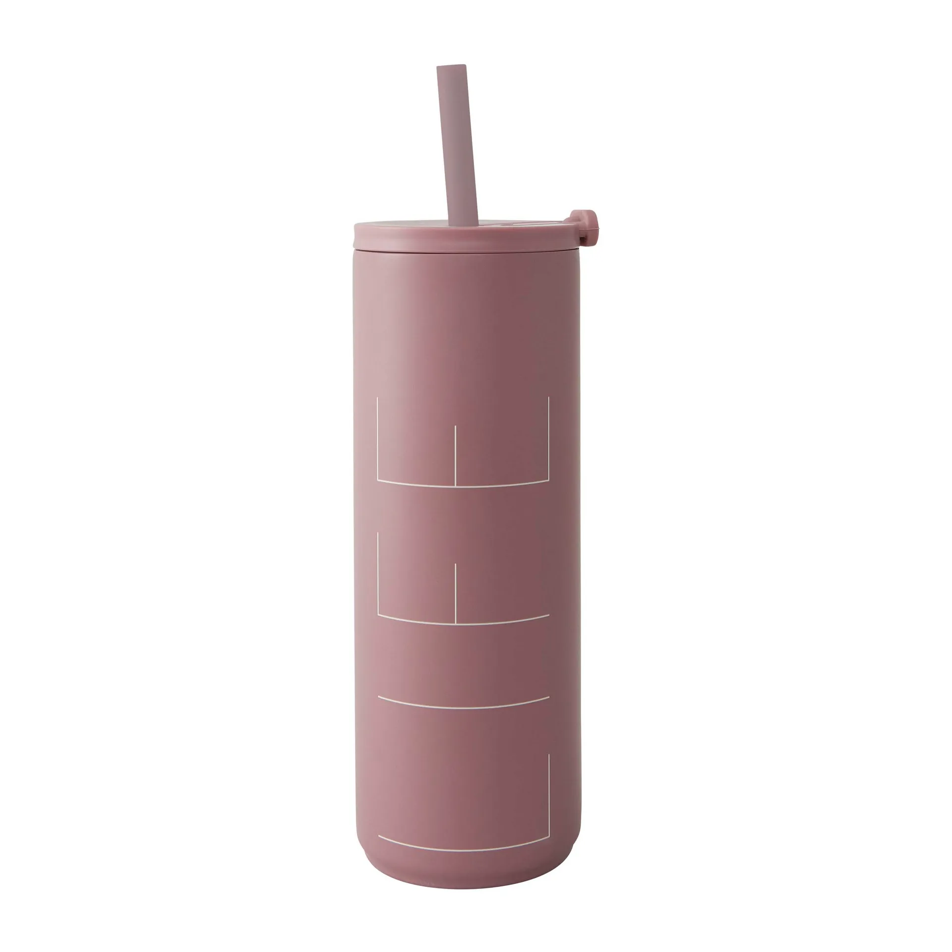 Thermos Travel Life con cannuccia 50 cl, Ash rose Design Letters