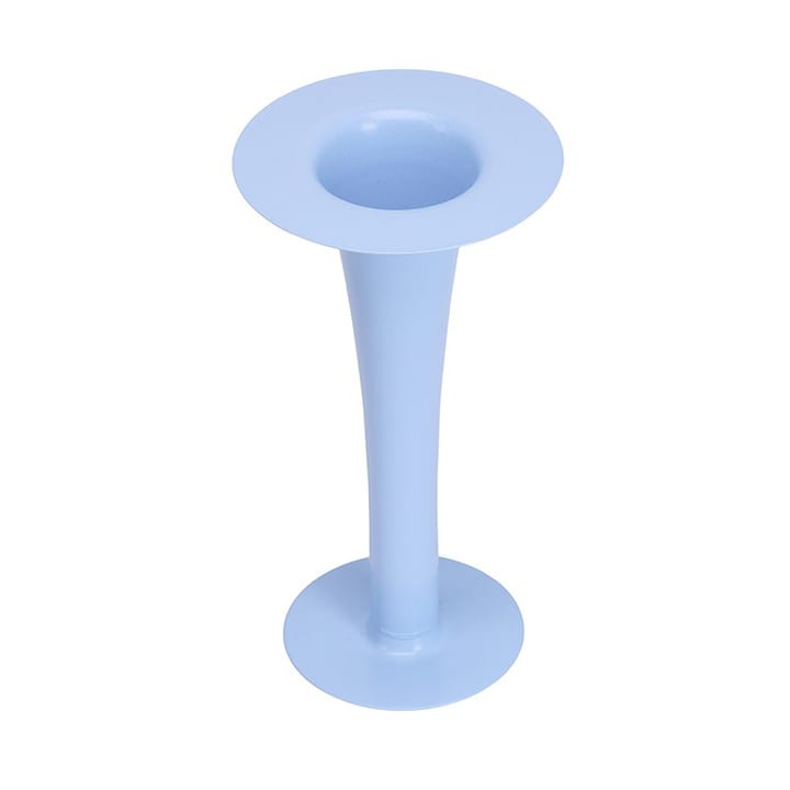 Vaso e portacandele 2 in 1 Trumpet 24 cm - Blu - Design Letters