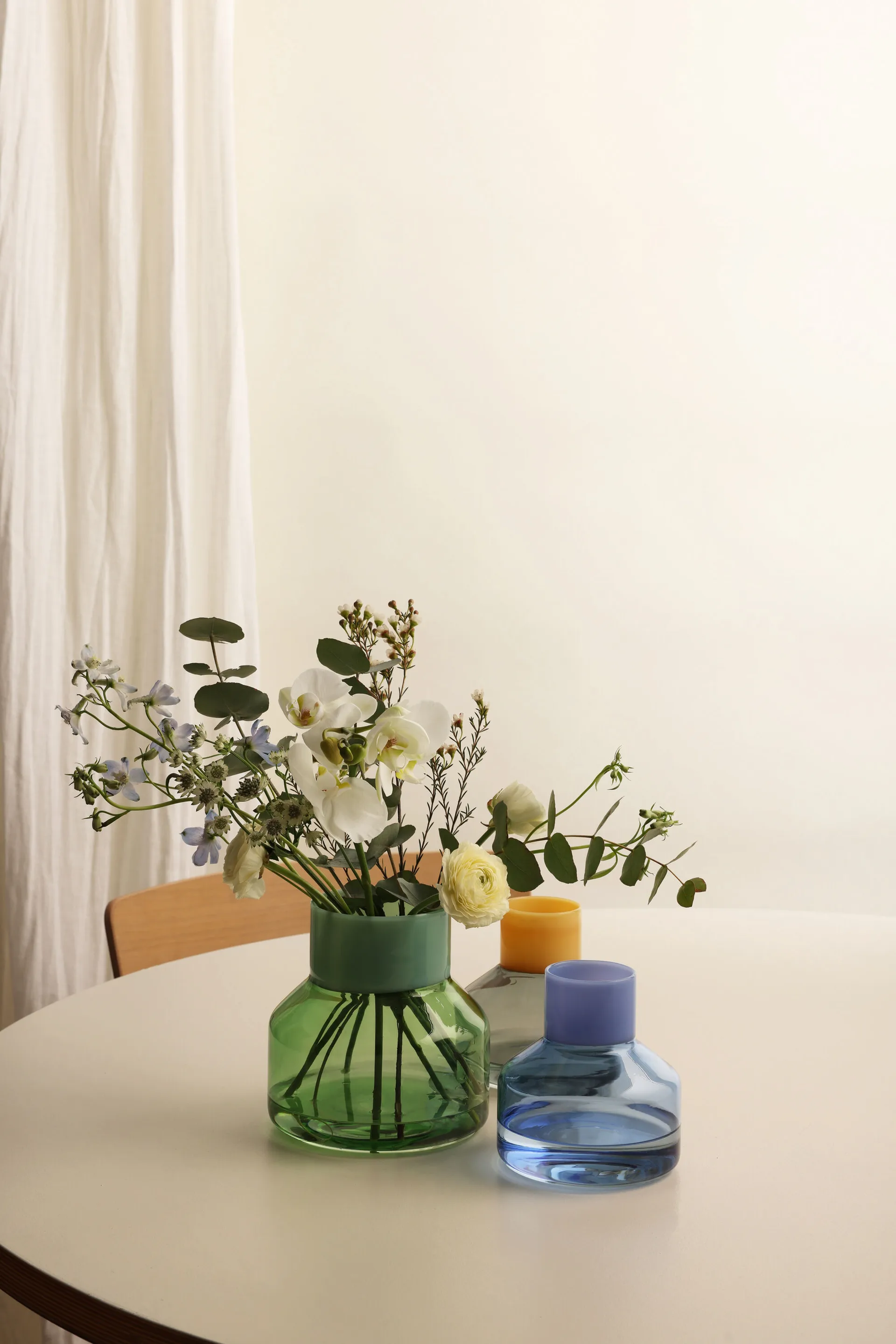 Vaso Generous grande Ø 16,5 cm, Milky green, verde Design Letters