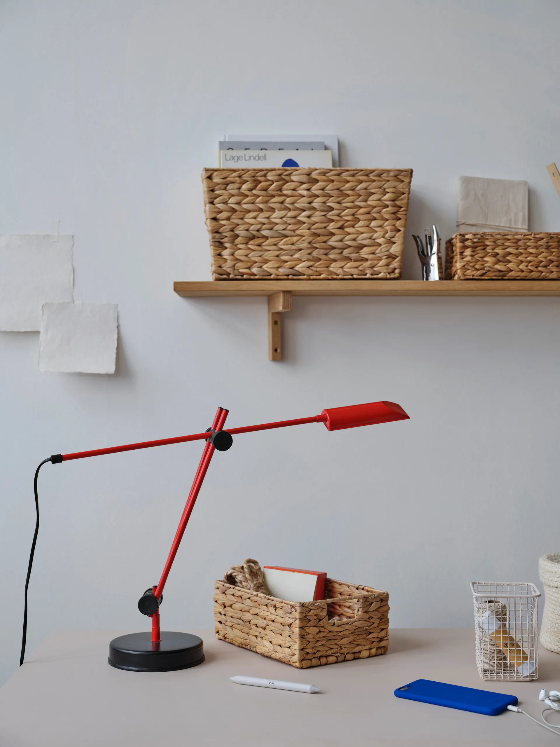 Cestino da parete W.Hyac, naturale Dixie