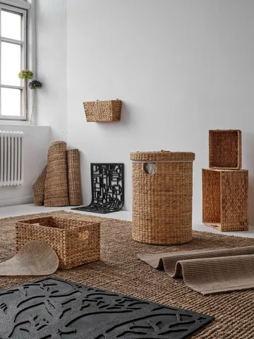 Cestino per il bucato rotondo Lily 2 pezzi - Naturale - Dixie