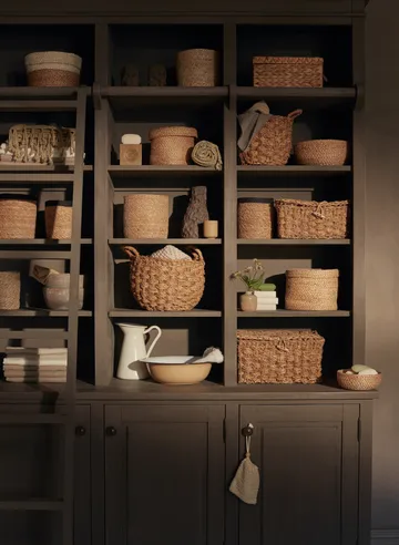 Cestino portaoggetti Esther, confezione da 2 - Naturale - Dixie