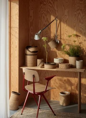 Cesto portaoggetti Emil, confezione da 3, small - Colore naturale, marrone - Dixie