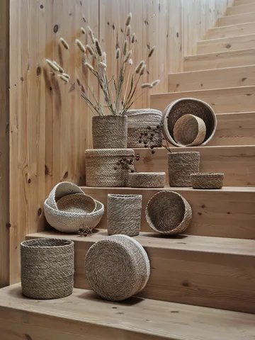 Cesto portaoggetti Emil, confezione da 3, small - naturale - Dixie