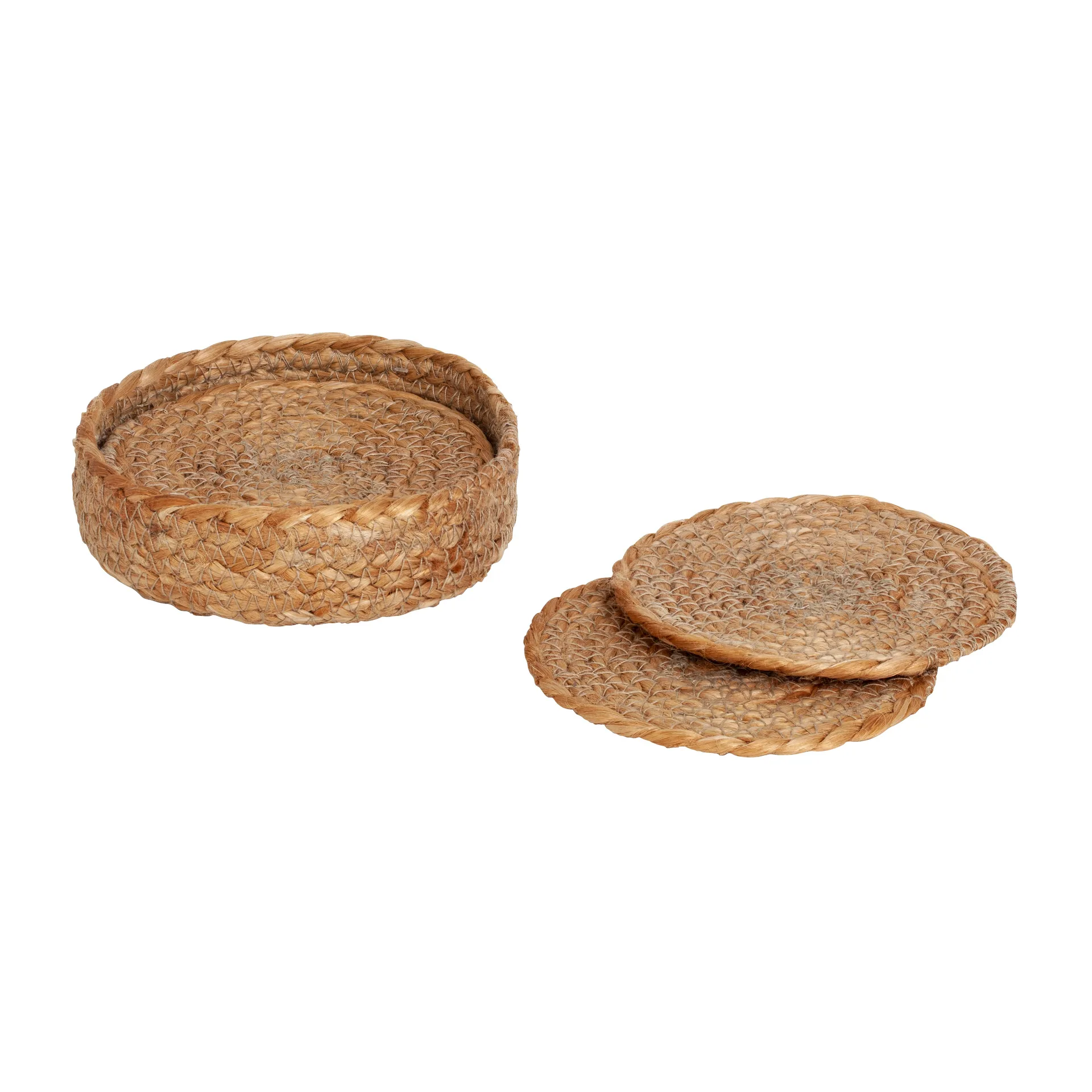 Sottobicchiere Elin Ø 10,5 cm, confezione da 6, Colore naturale Dixie