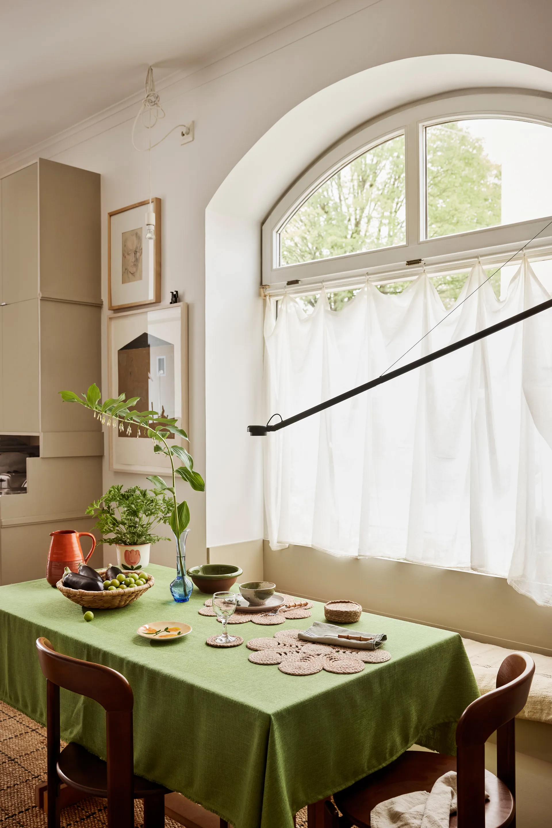 Sottobicchiere Elin Ø 10,5 cm, confezione da 6, Colore naturale Dixie