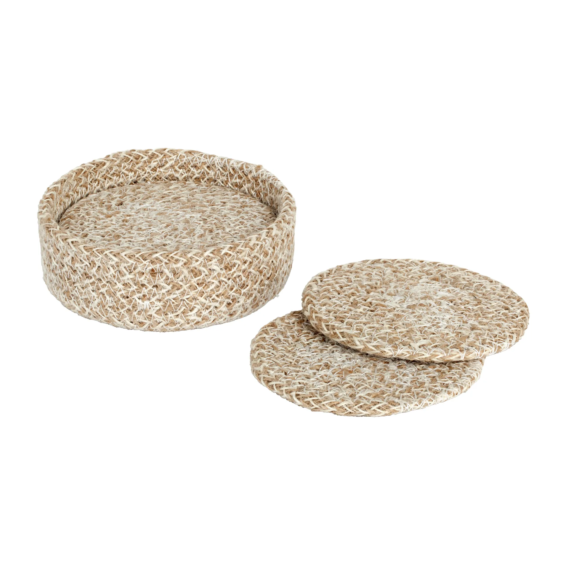 Sottobicchiere Ella Ø 10,5 cm confezione da 6, Beige Dixie