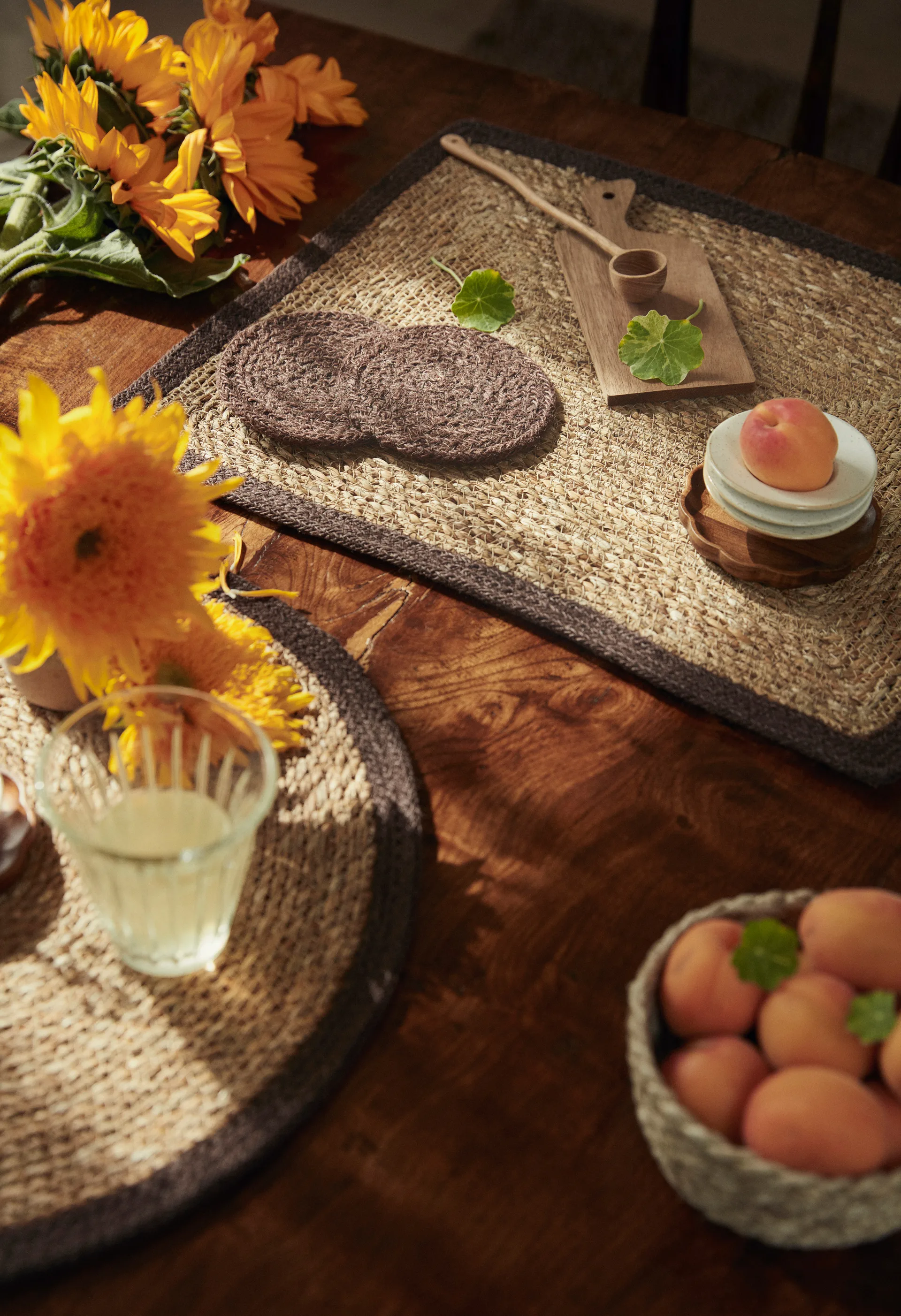 Sottobicchiere Ella Ø 10,5 cm confezione da 6, Pure brown Dixie