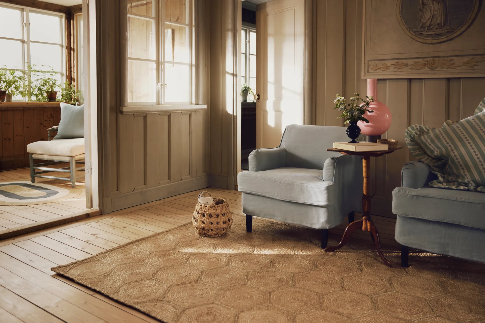 Tappeto Elin, Honey comb natural, 160x230 cm Dixie