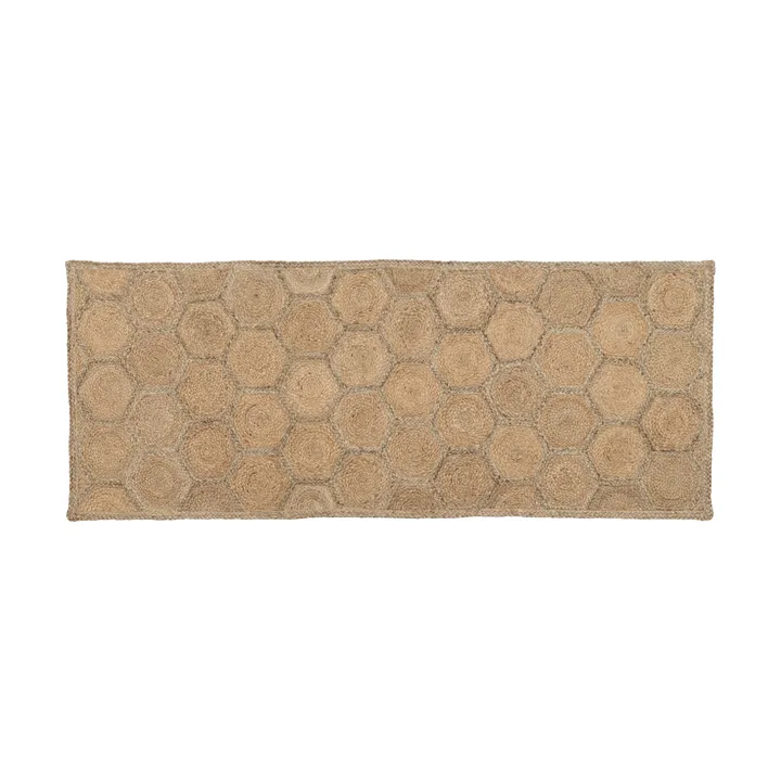 Tappeto Elin - Honey comb natural, 80x200 cm - Dixie