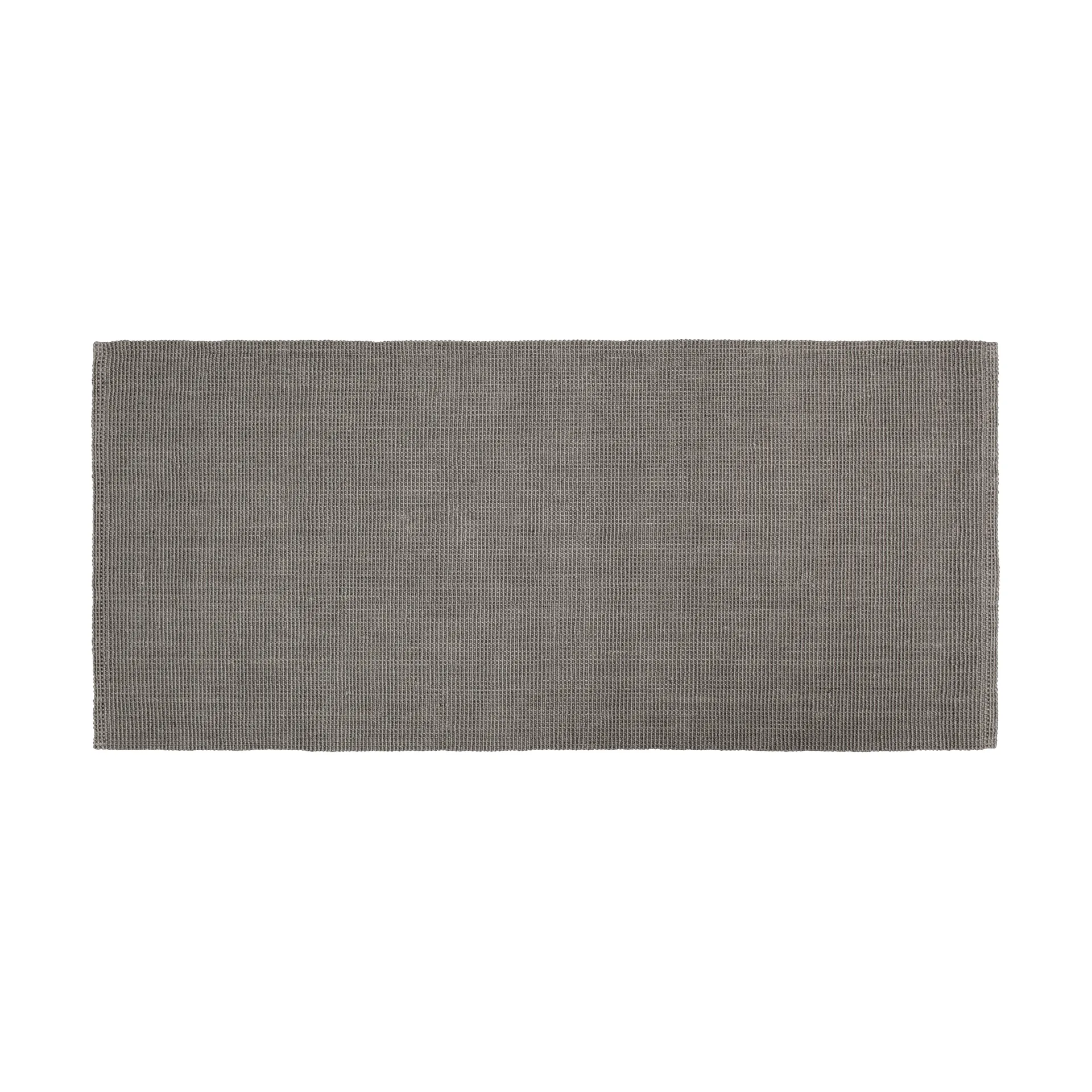 Tappeto Fiona in iuta 80x180 cm, Grigio cemento Dixie