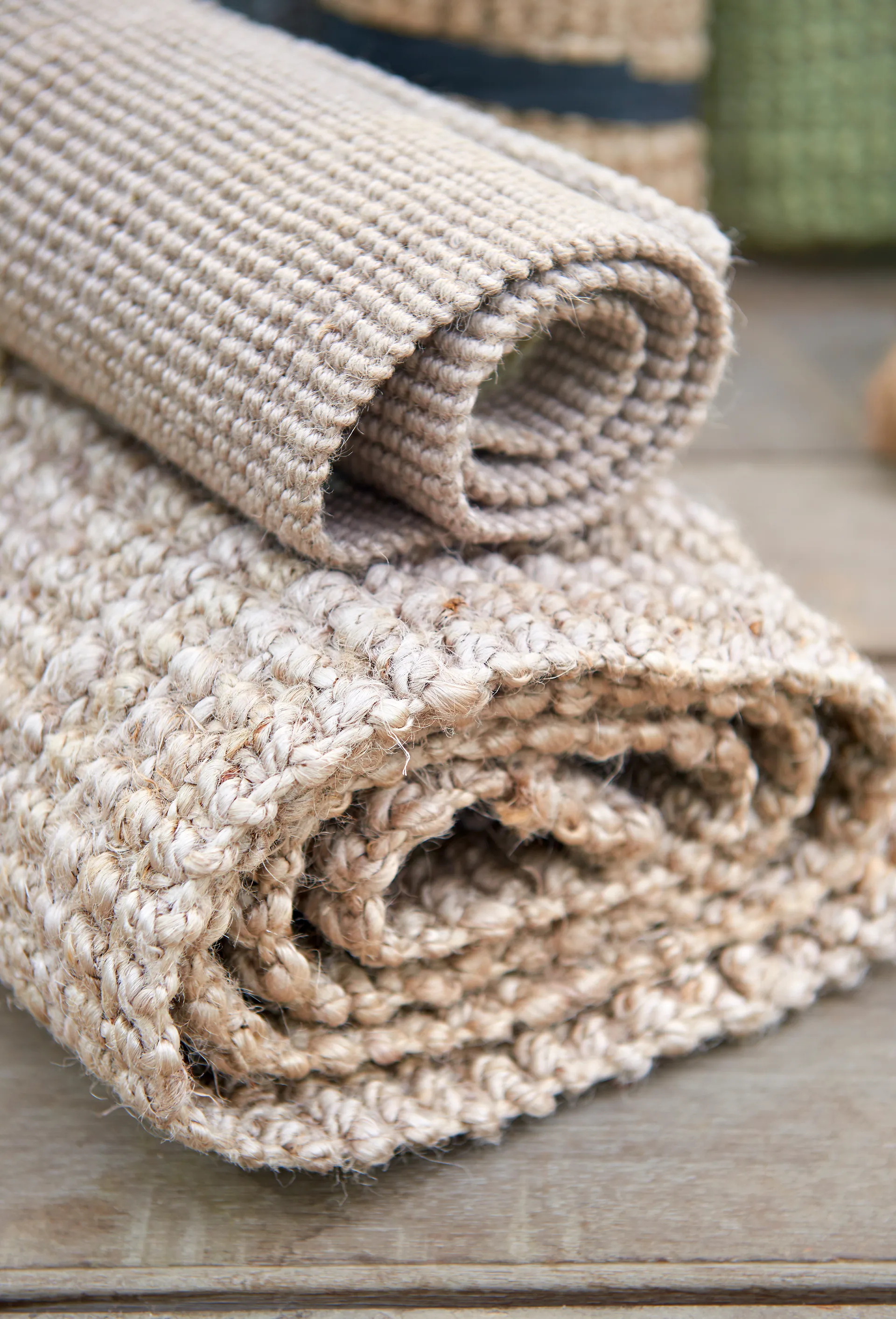 Tappeto Fiona in iuta grigio, 60x90 cm Dixie