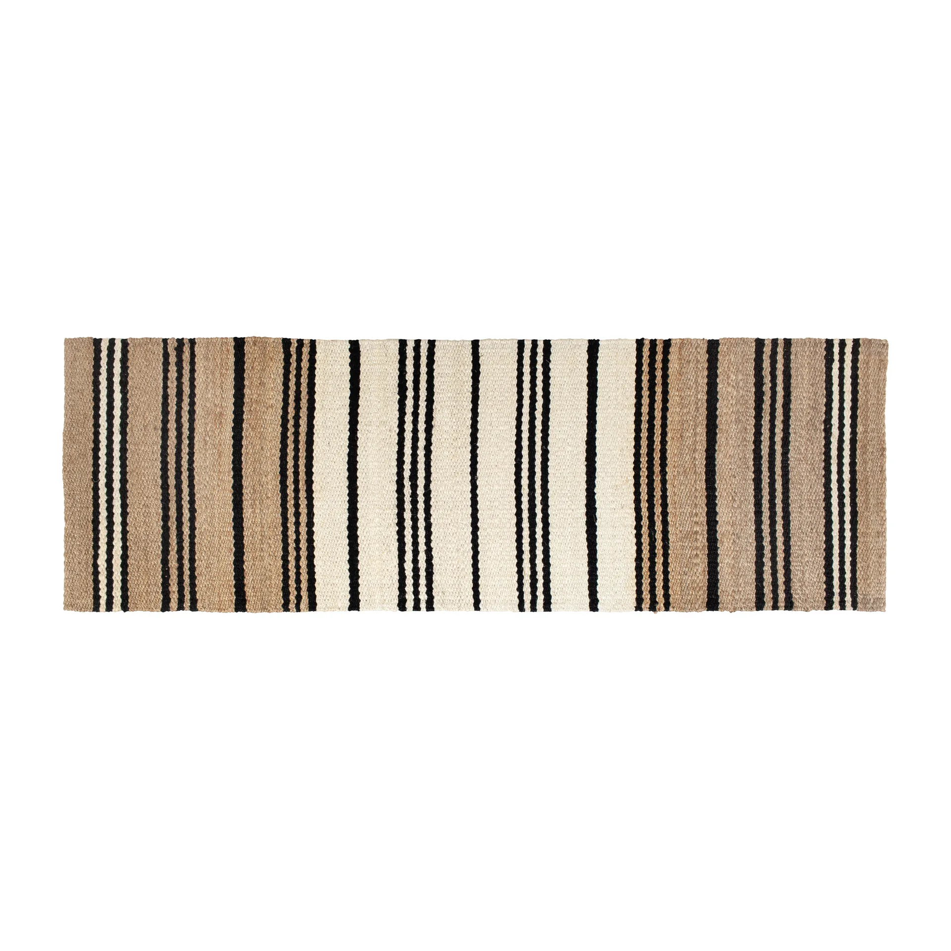 Tappeto in iuta a righe Elin, 80x250 cm Dixie