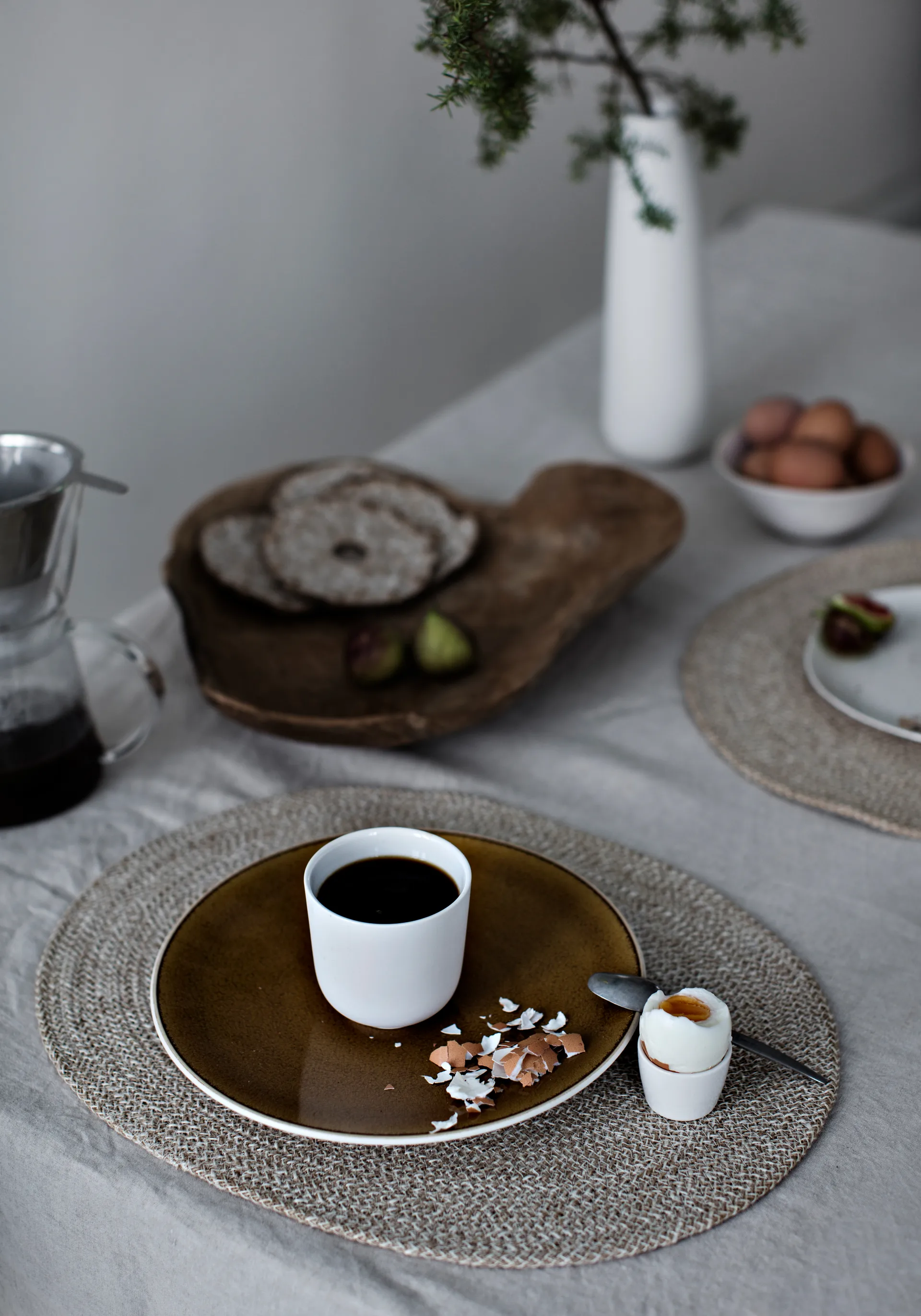 Tovaglietta Ella ovale, Beige Dixie