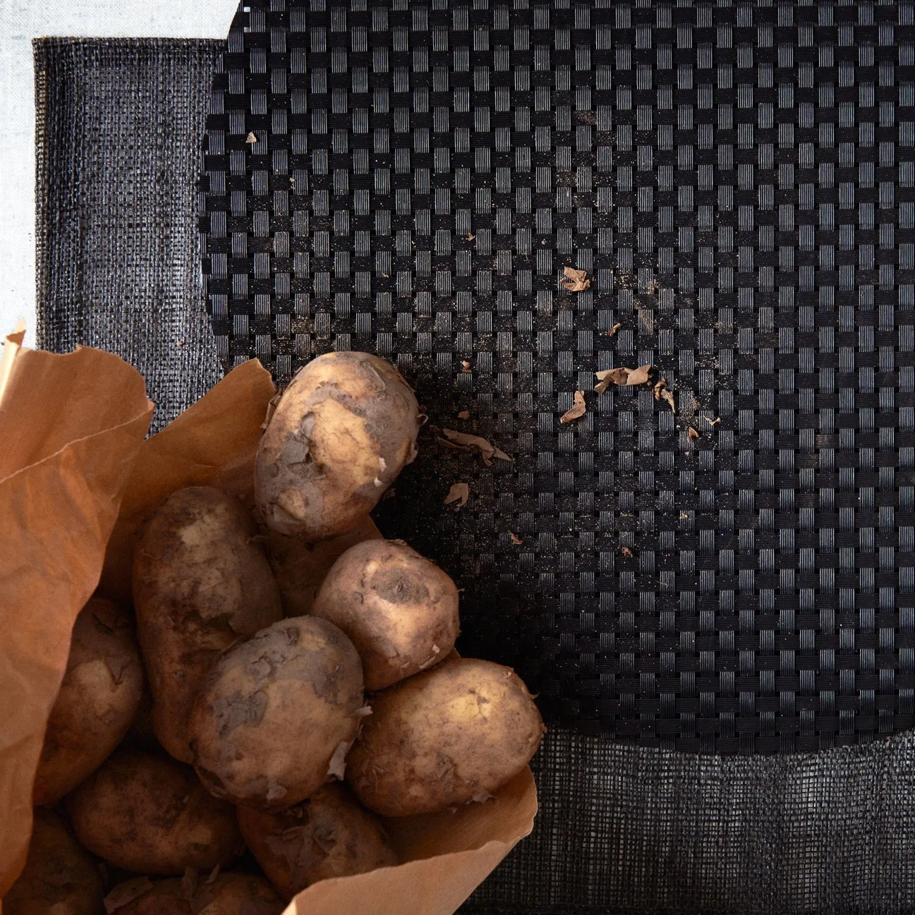 Tovaglietta in lino Dixie, nero Dixie