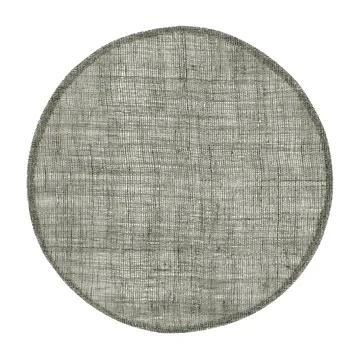 Tovaglietta rotonda in lino Dixie - Grigio scuro - Dixie