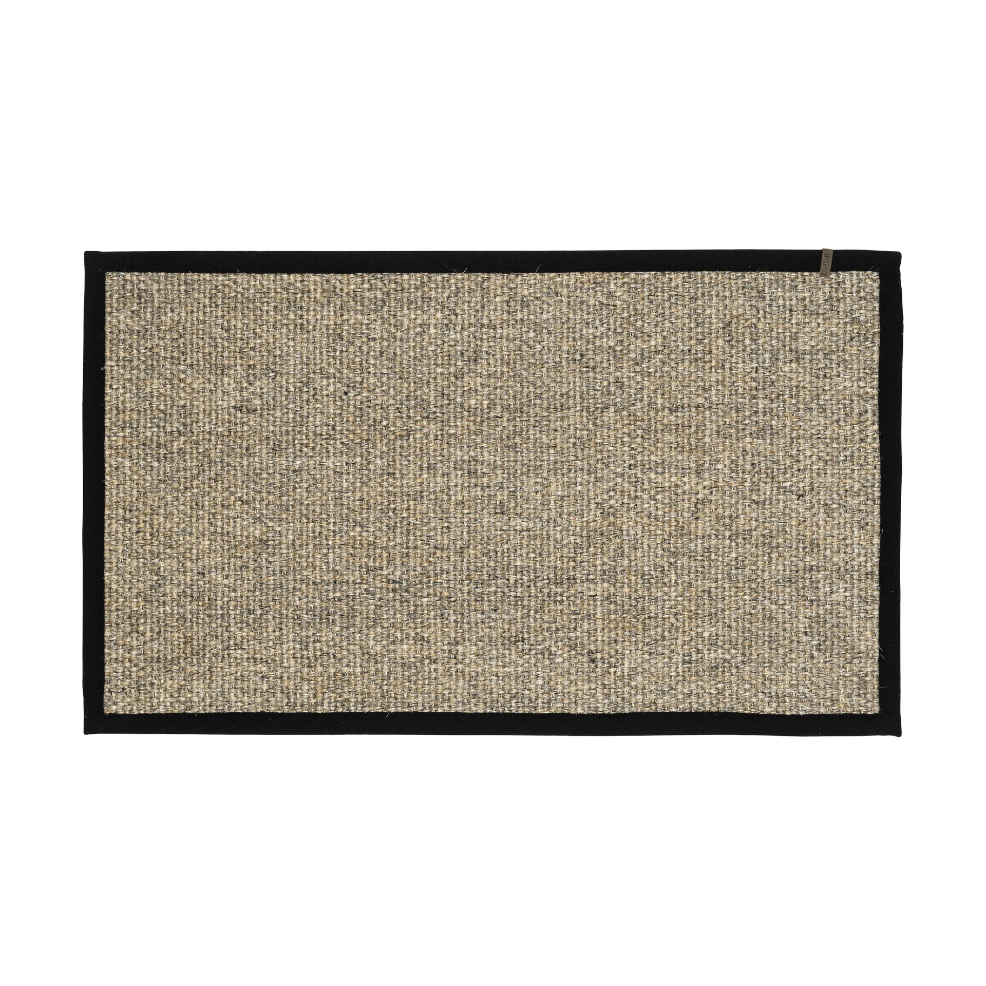 Wilma zerbino con bordo, Natural, 70x120 cm Dixie