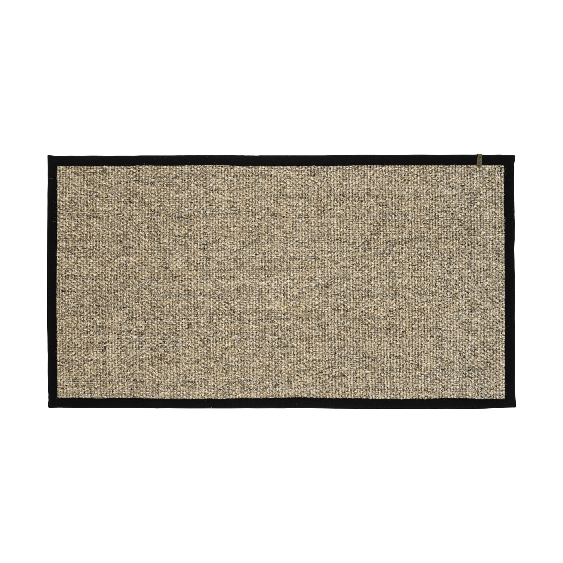 Wilma zerbino con bordo, Natural, 80x150 cm Dixie