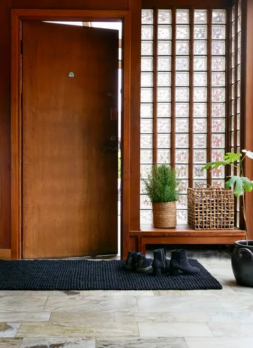 Zerbino in iuta black - 70x120 cm - Dixie