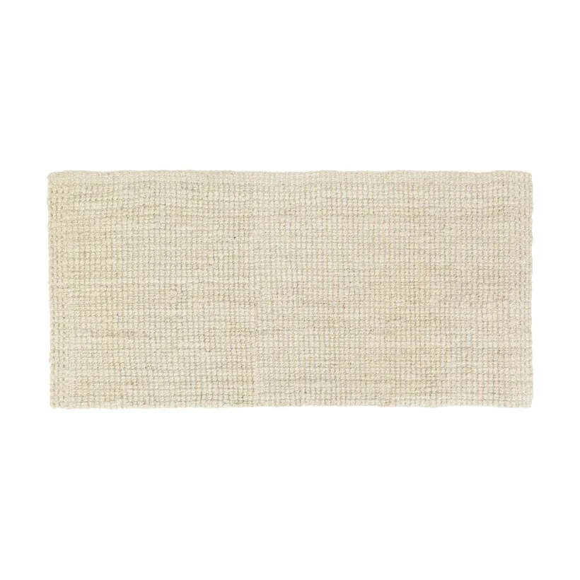 Zerbino in iuta ivory, 70x120 cm Dixie