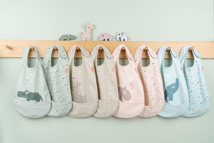 Bavaglino Lalee con velcro confezione da 2, Sabbia Done by deer