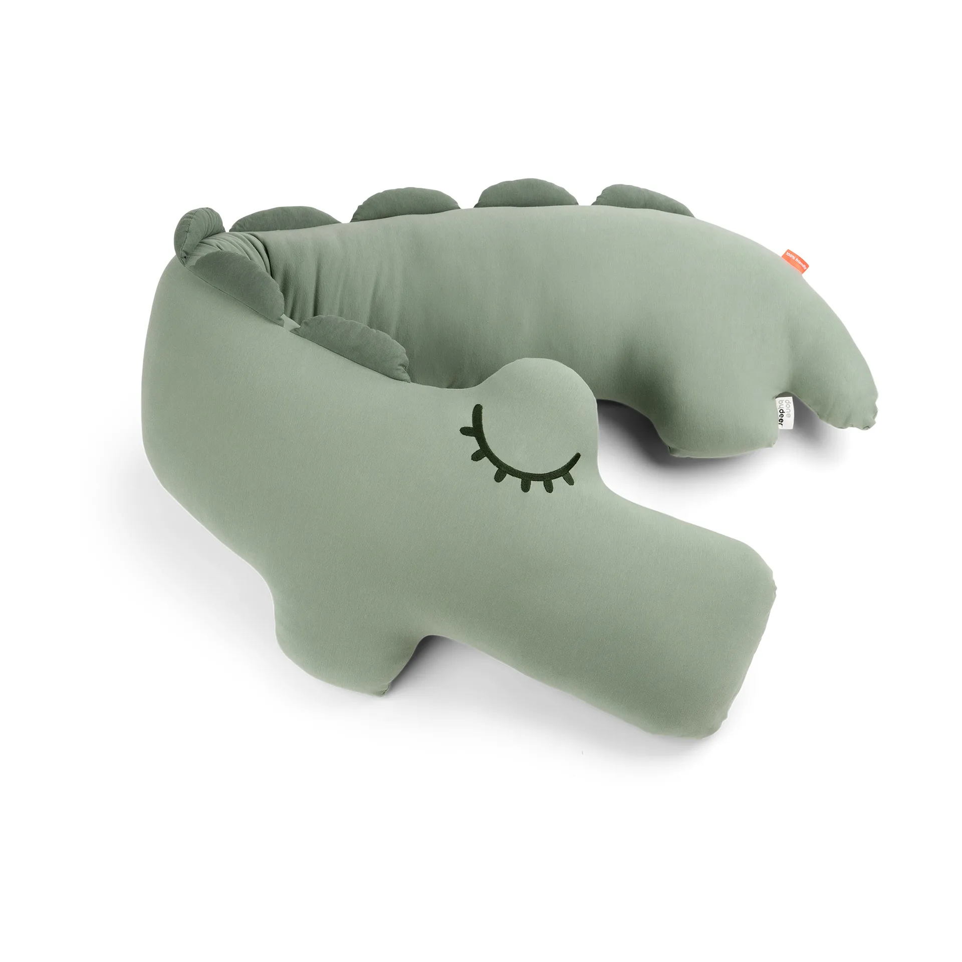 Cuscino per il corpo Croco 36x150 cm, Verde Done by deer