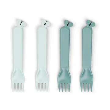 Set di 4 forchette per bambini Raffi - Blu - Done by deer