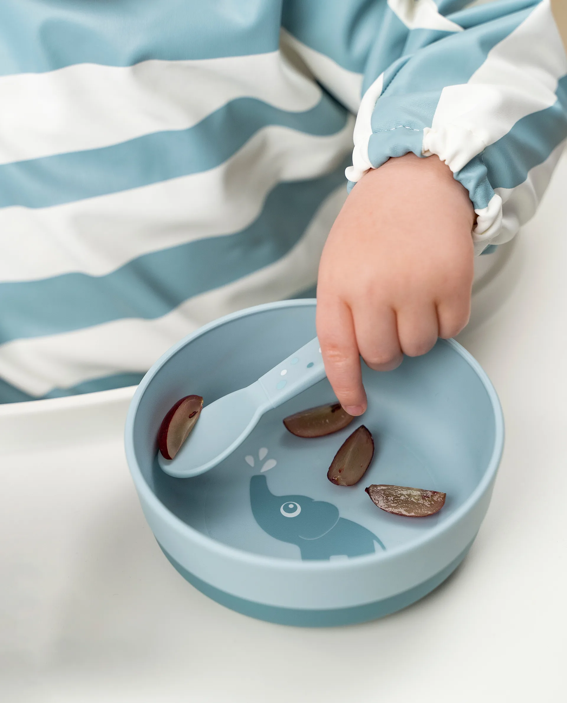 Set posate Happy Dots foodie 3 pezzi, Blu Done by deer