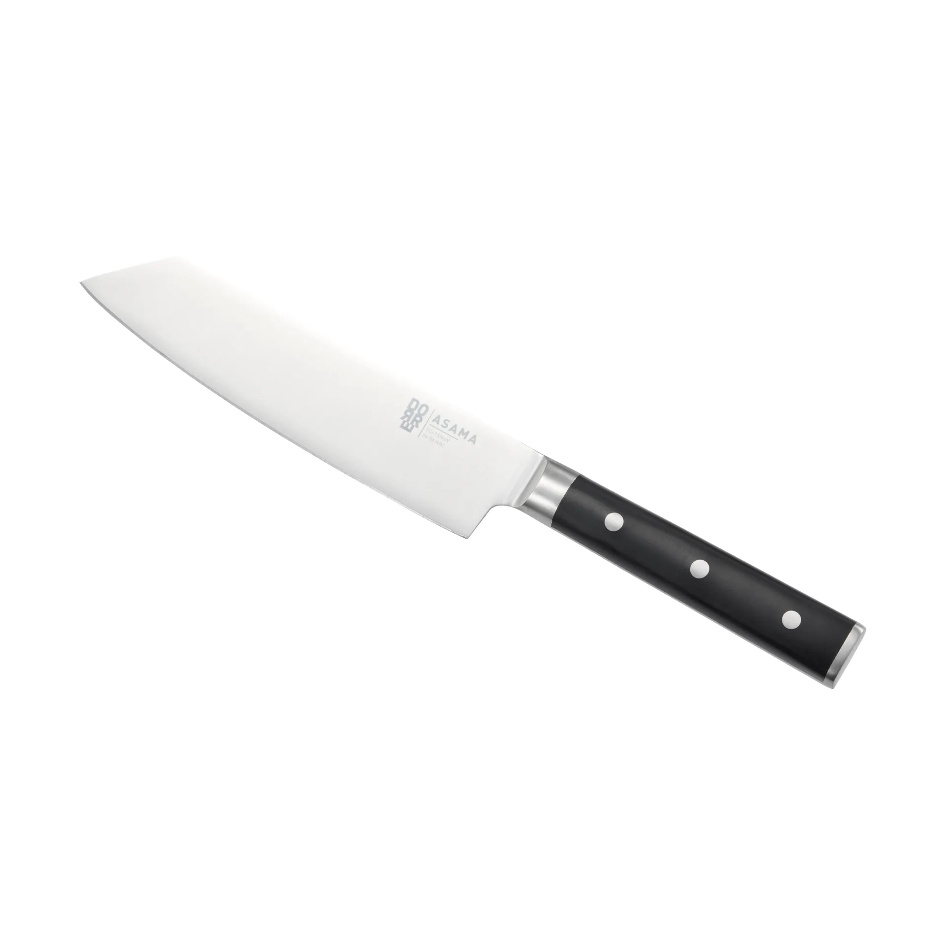 Asama Kiritsuke coltello, acciaio inox, nero, 33 cm Dorre