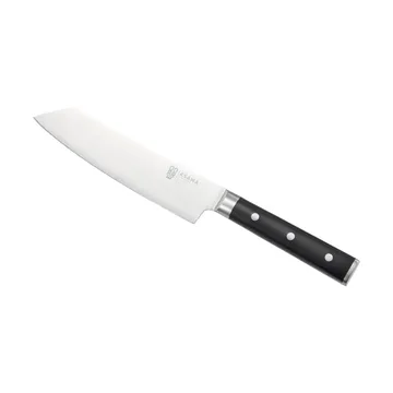 Asama Kiritsuke coltello - acciaio inox, nero, 33 cm - Dorre