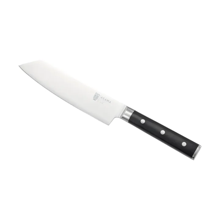 Asama Kiritsuke coltello - acciaio inox, nero, 33 cm - Dorre