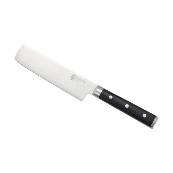 Asama Nakiri coltello da verdure - Acciaio inox, nero, 31 cm - Dorre