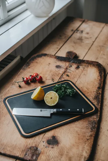 Asama Nakiri coltello da verdure - Acciaio inox, nero, 31 cm - Dorre