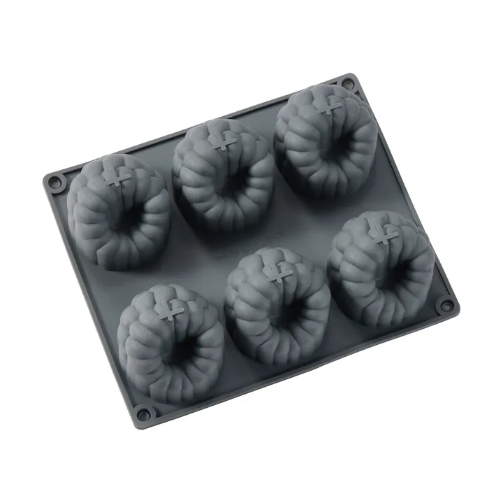 Beck stampo per dolci - grigio, lampone, silicone, 6 pz - Dorre